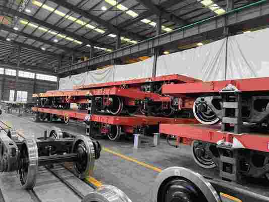 Railroad Railway Flatbed Rail Car TSI EN UIC Standard Flat Wagon