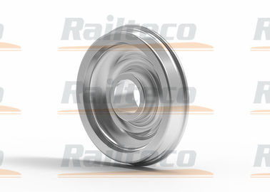 400mm - 1250mm چرخ هاي ريل فولادي، چرخ هاي ماشين هاي ريل با سايز سفارشي