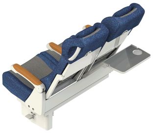 مواد اختیاری صندلی مسافر قطار کلاس دوم 450mm - 1140mm عرض