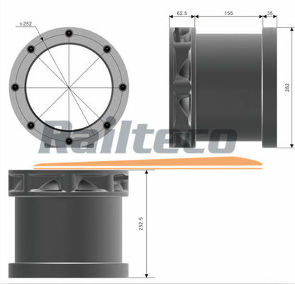 جعبه محور بوژی راه آهن Y32MS